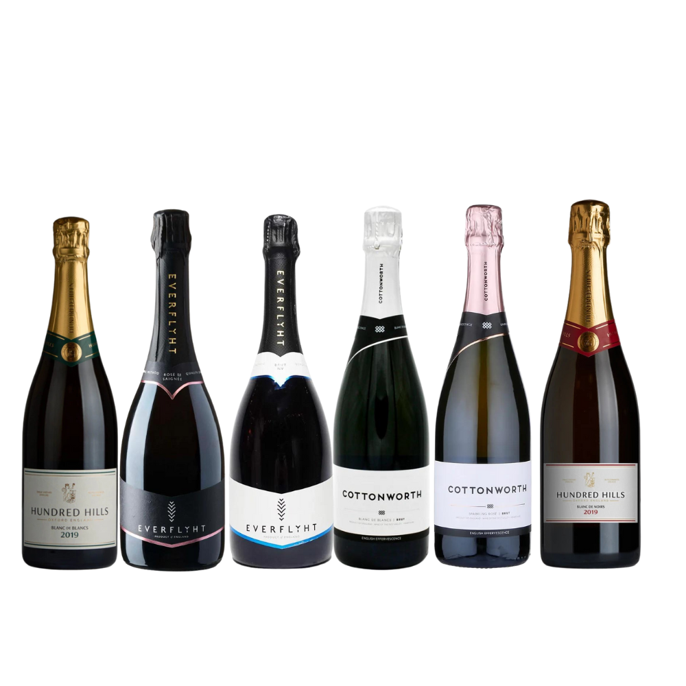 English Sparkling Wine | Small Producer Curated Case Collection | 6 x 75cl | Best price summer case deals