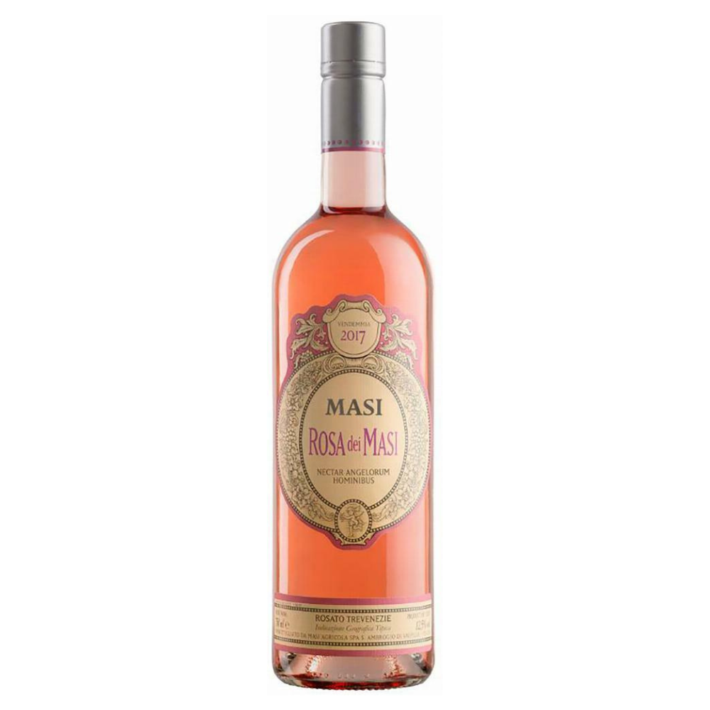 Bottle of Masi Rosso del Masé wine on a white background