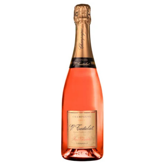 NV Champagne Testulat Rosé Charlotte Brut France